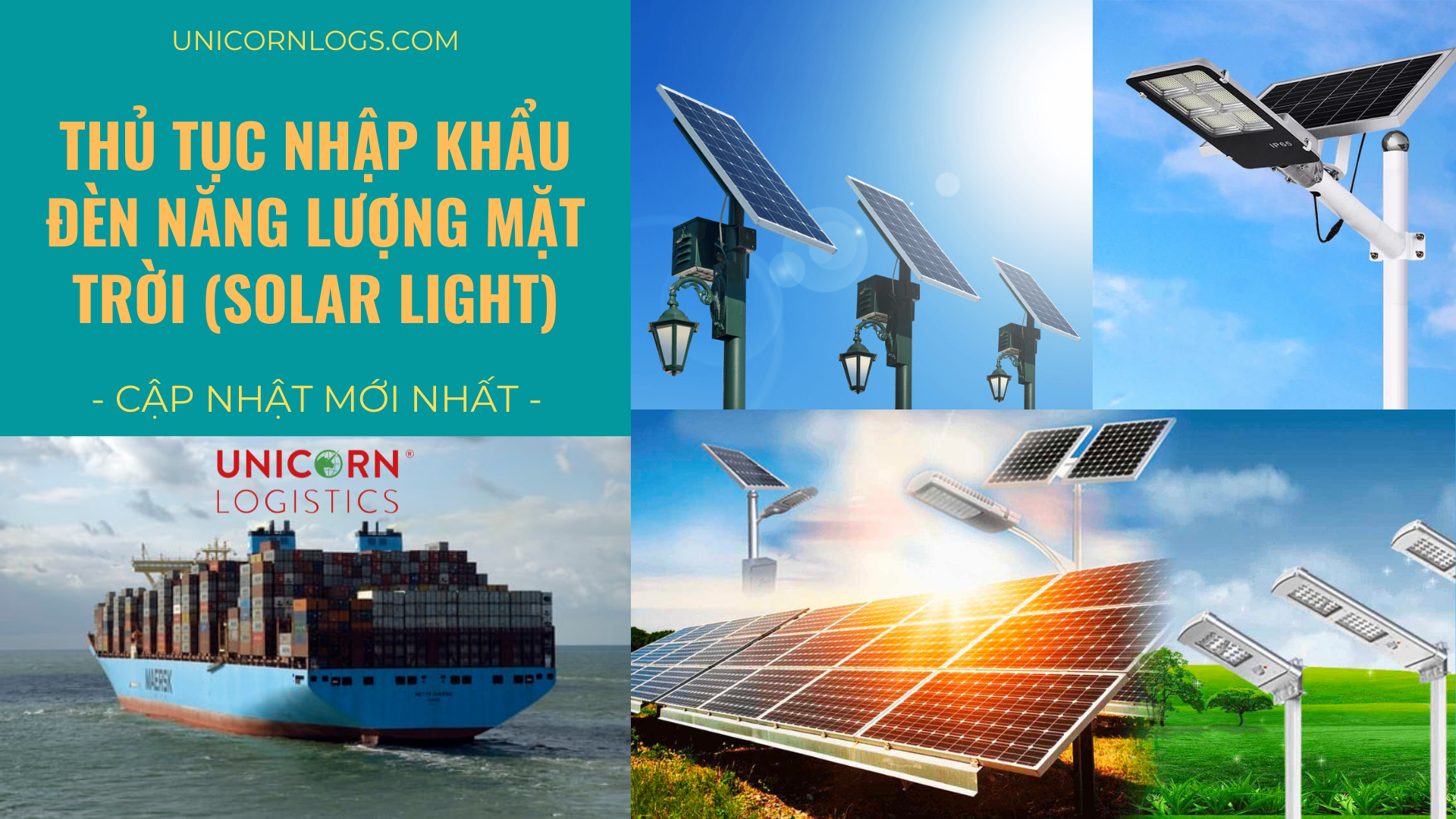 Thu tuc nhap khau den nang luong mat troi unicorn logistics