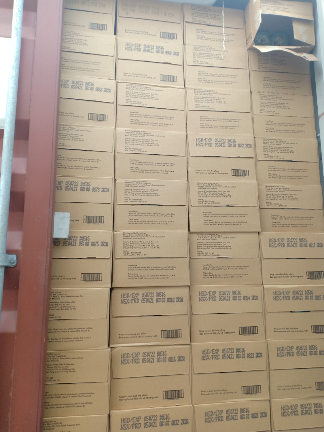 THỦ TỤC NHẬP KHẨU SỮA ĐẶC